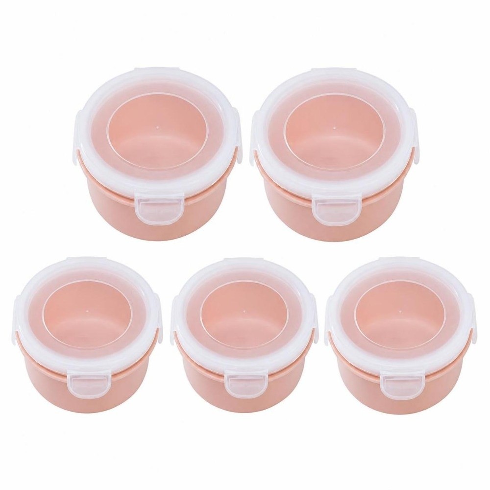 Food Storage Lock Box - Juego de 5 Recipientes de Plástico