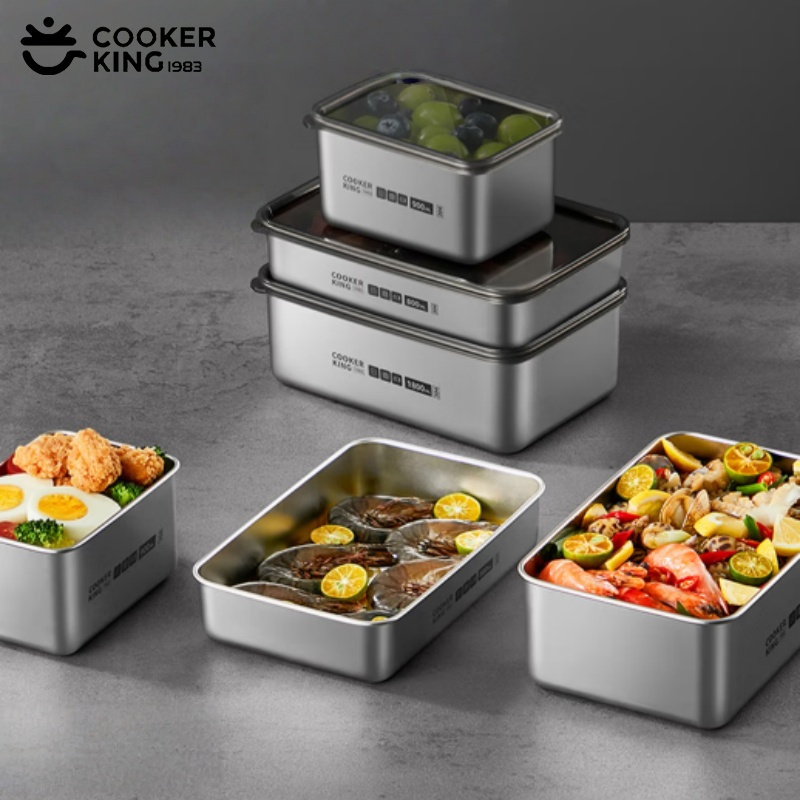 Stainless Lunch Box - COOKER KING Caja de conservación de