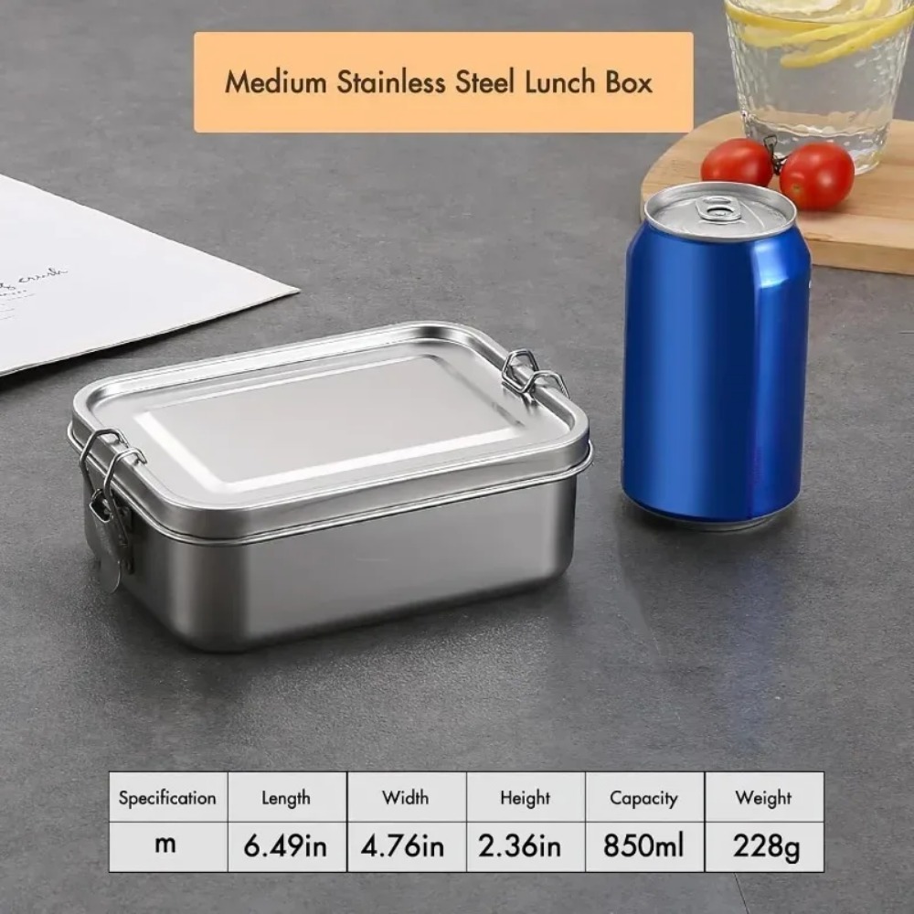 Food Storage Lock Box - NUEVA Lonchera Bento de 850 ml
