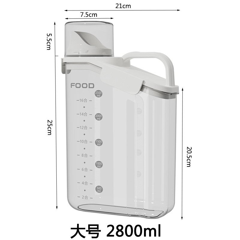 Food Storage Freeze Dried - Contenedor Hermético Grande de 3.5 lb