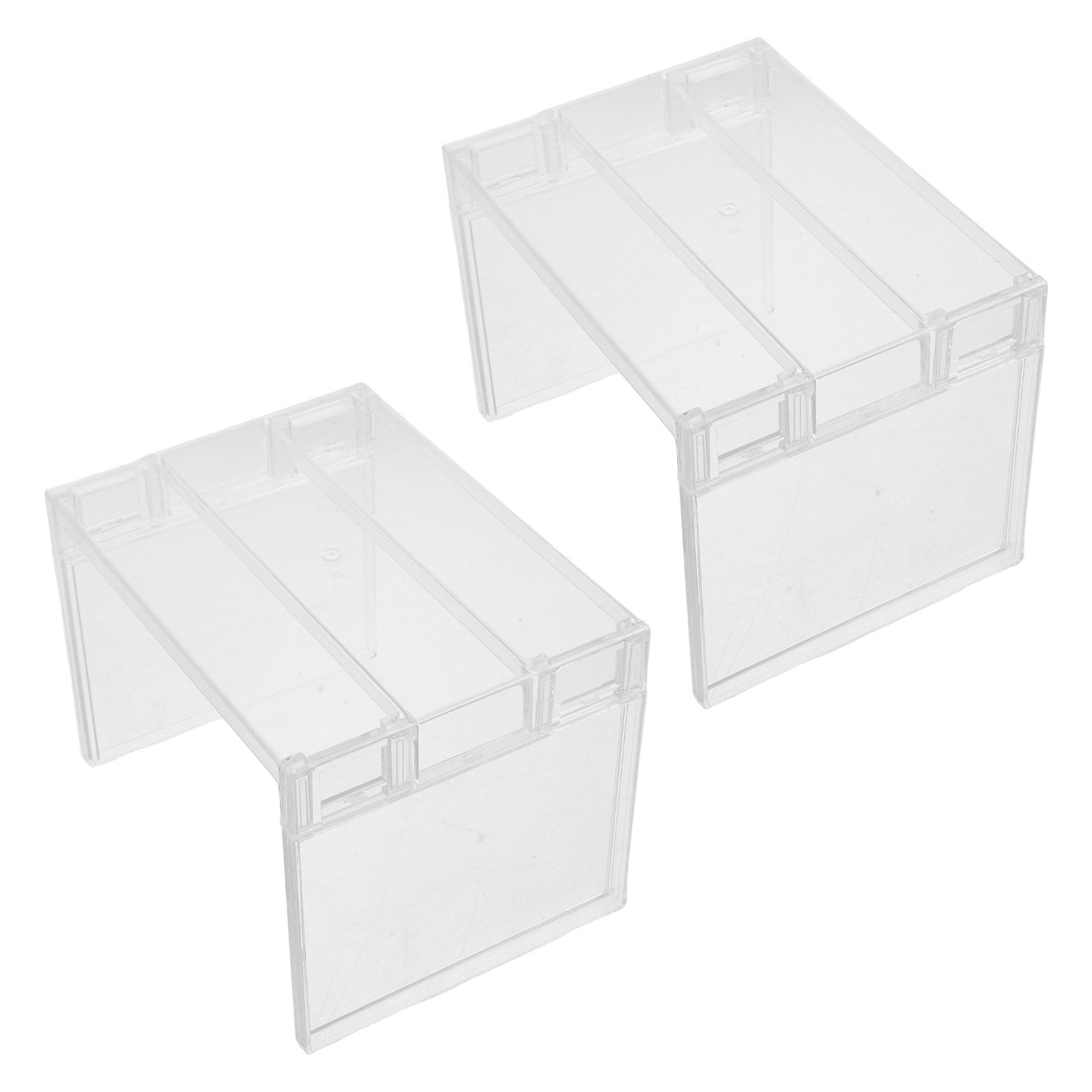 Food Storage Dividers - 2 Estantes Organizadores Transparentes para Refrigerador,