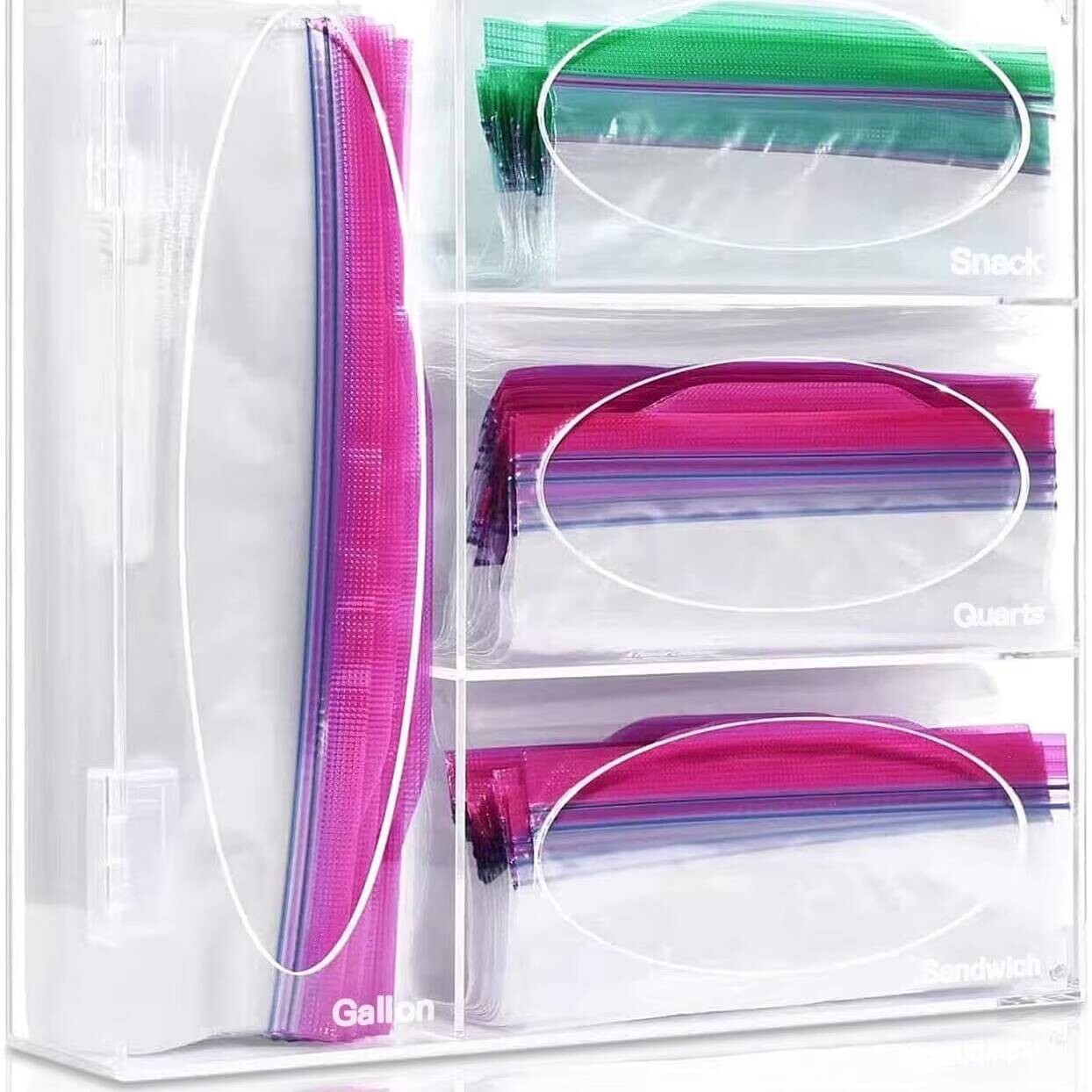 Food Storage Lock Box - Organizador de almacenamiento de limpieza de