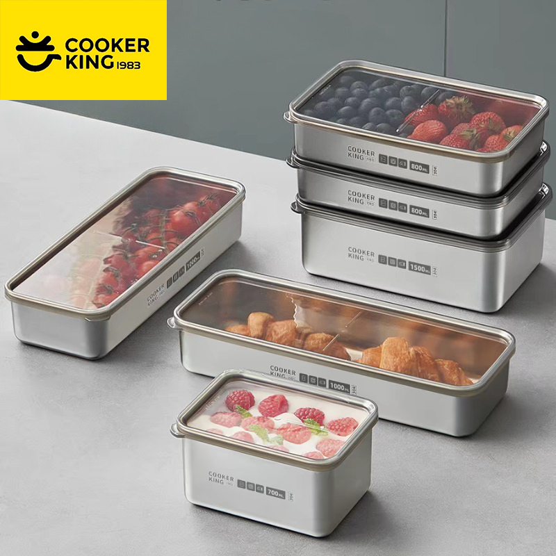 Stainless Lunch Box - Recipiente de Conservación COOKER KinG, Acero