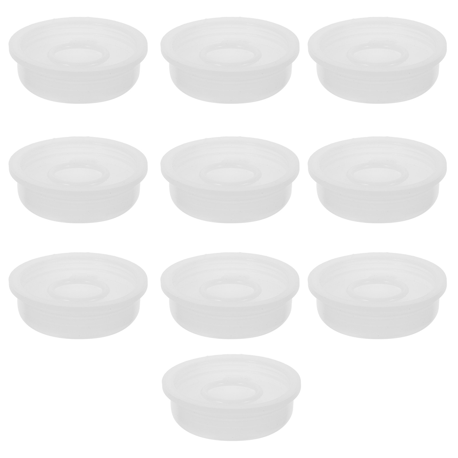 Food Storage Plastic - 10 Tapas de Plástico para Contenedores