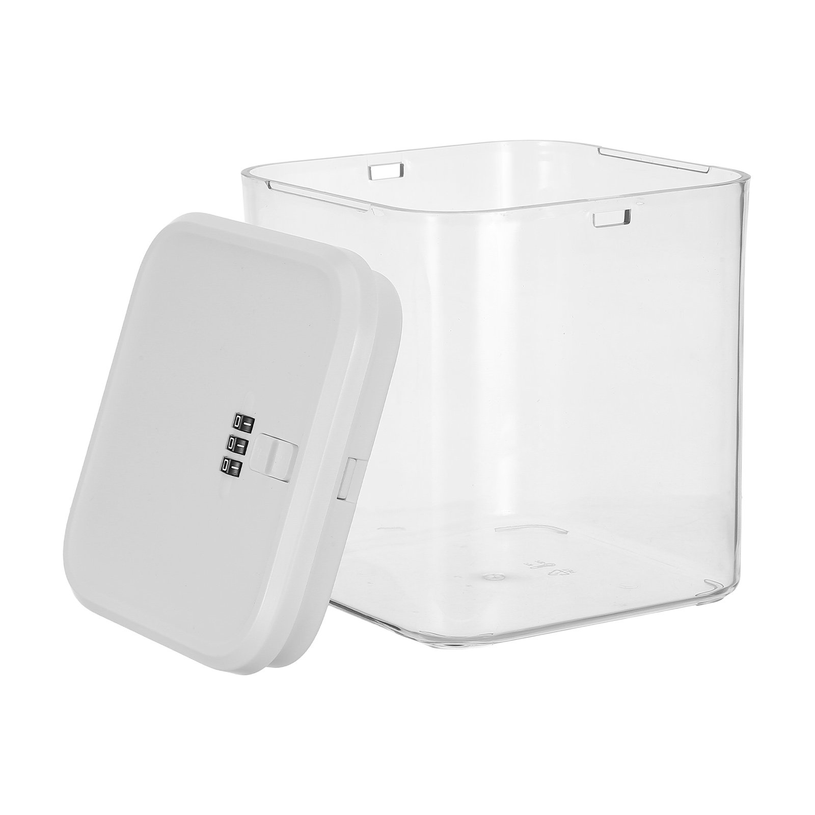 Food Storage Lock Box - Caja de Almacenamiento Transparente con Cerradura