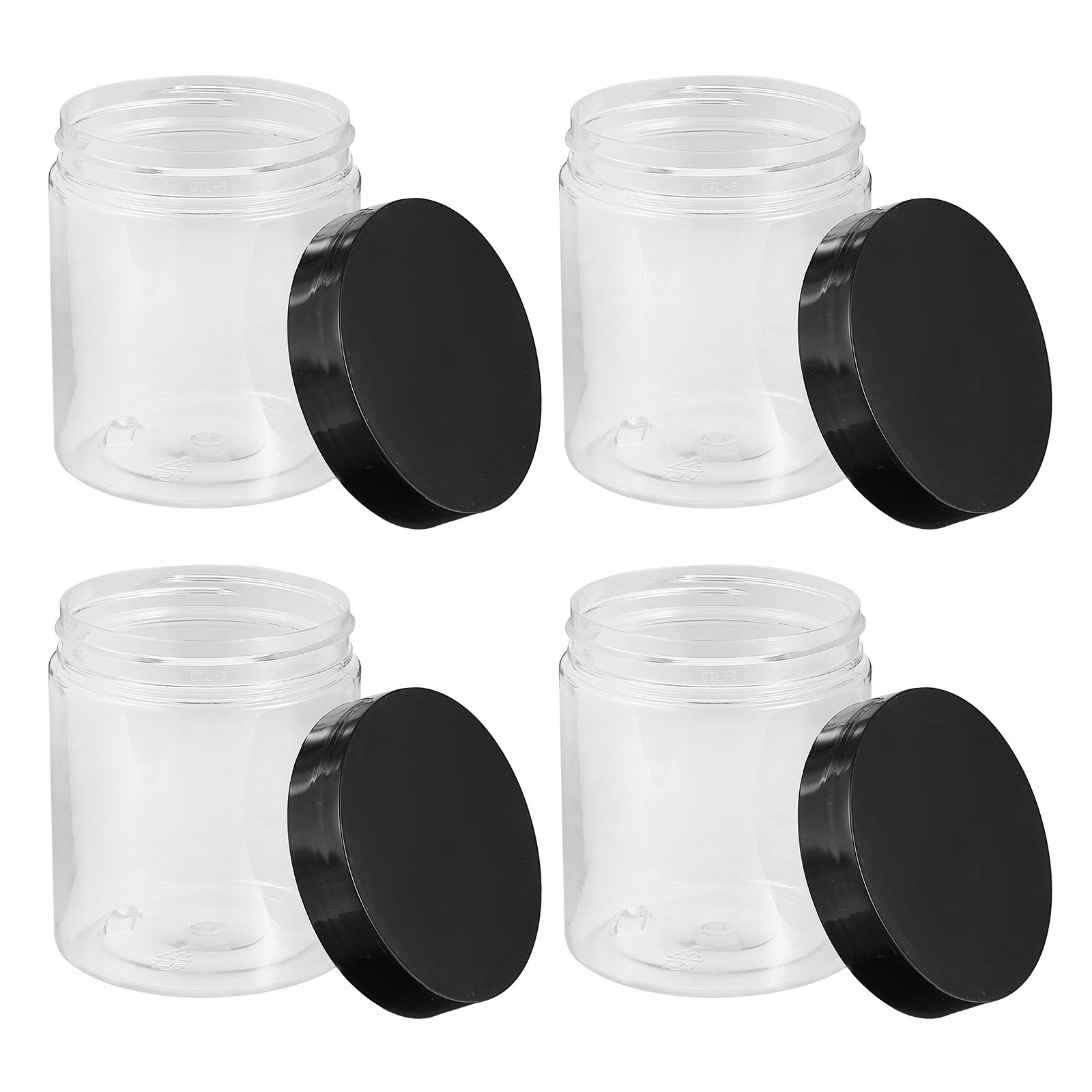 Food Storage Plastic - 12 Recipientes de Almacenamiento de Plástico