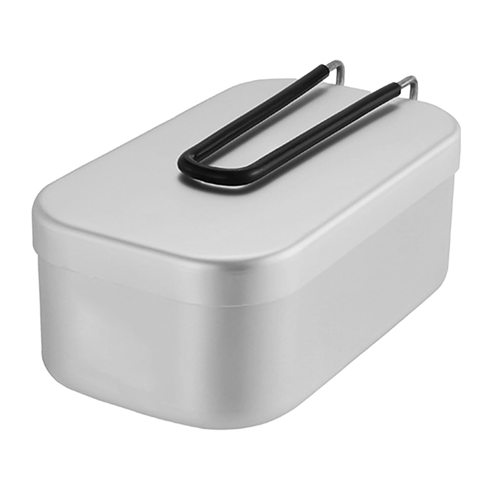 Food Storage For Camping - Fiambreras de aluminio de 800ML, utensilios