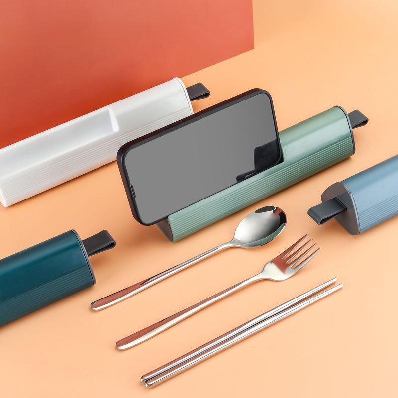 Stainless Lunch Box - 1 Juego de cubiertos de acero