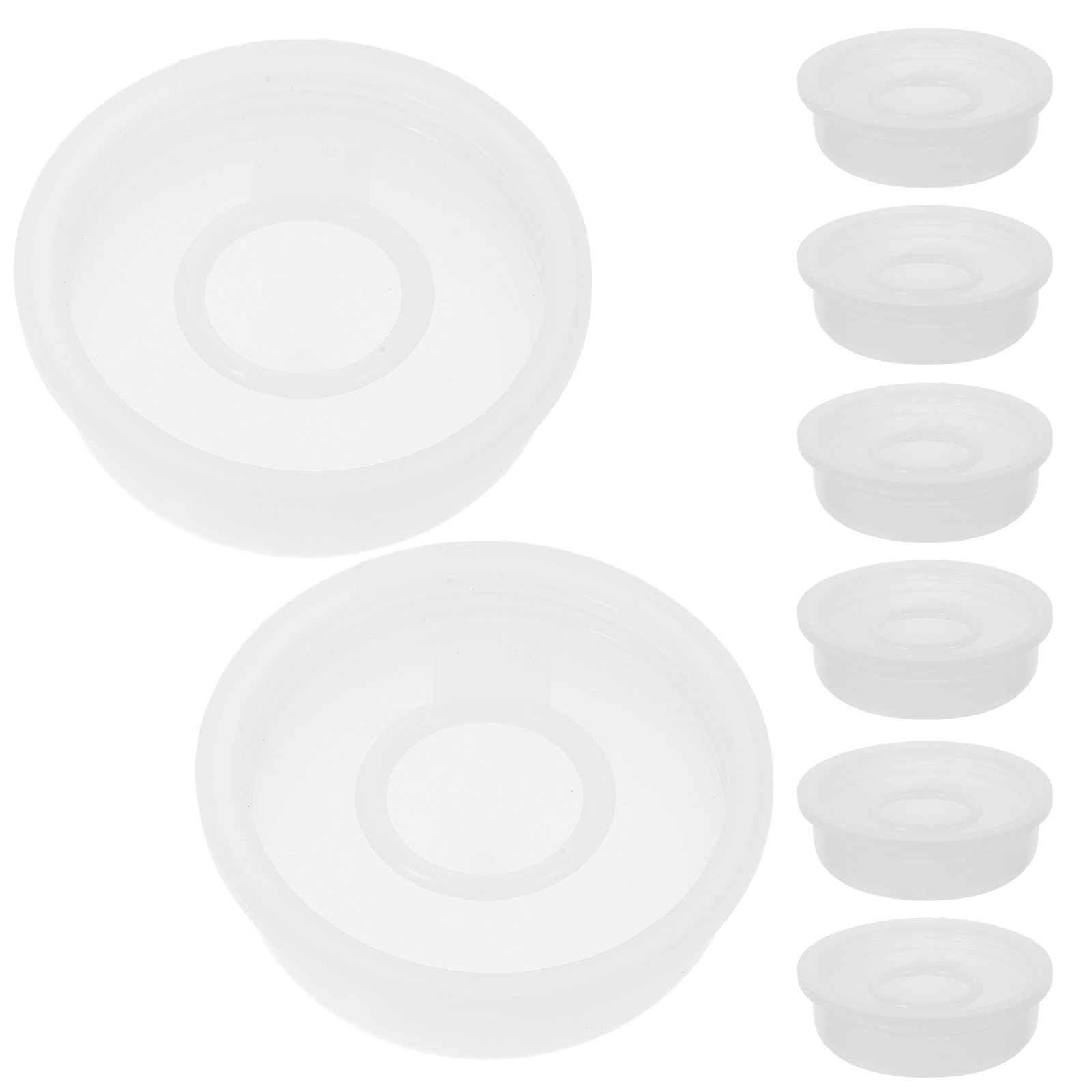 Food Storage Plastic - 10 tapas de plástico para cubos