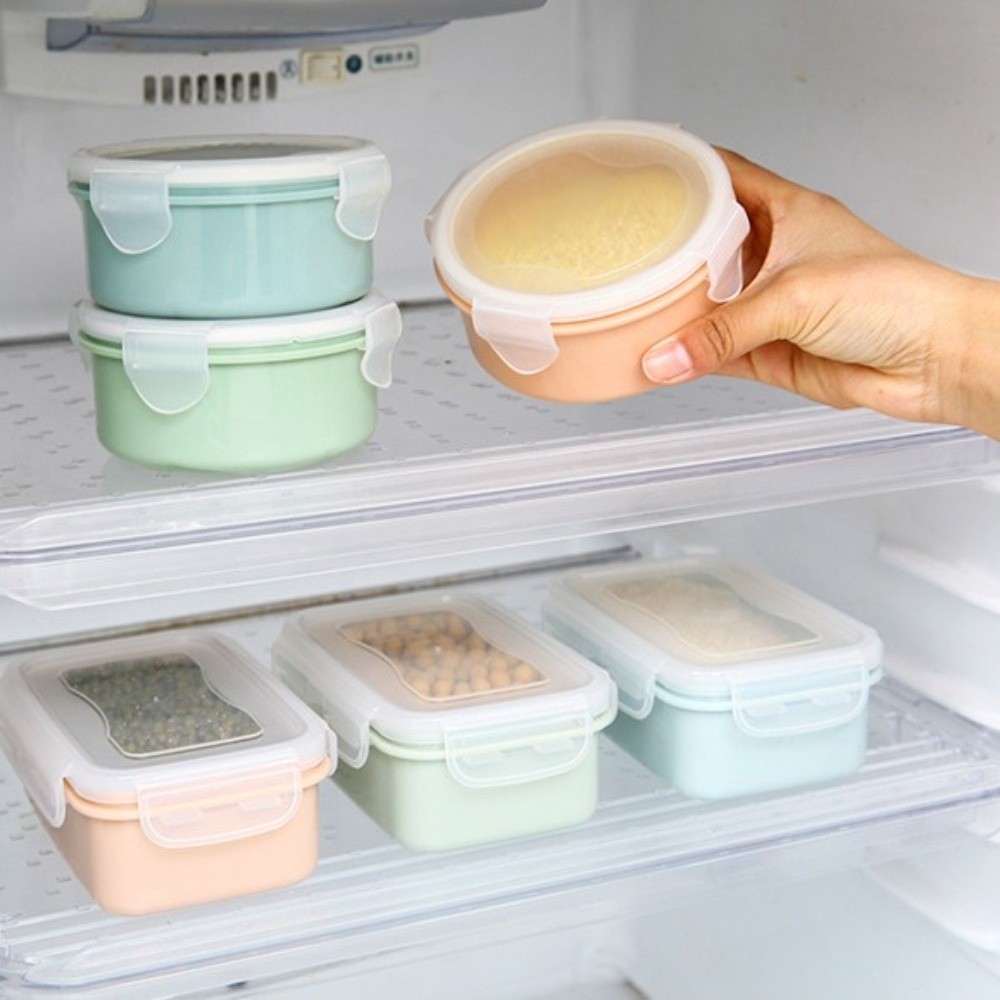 Food Storage Lock Box - Juego de 5 Recipientes de Plástico
