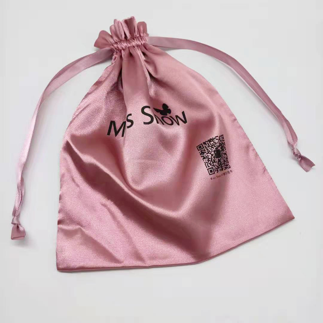Zebra Food Storage - Bolsa De satén para el pelo,