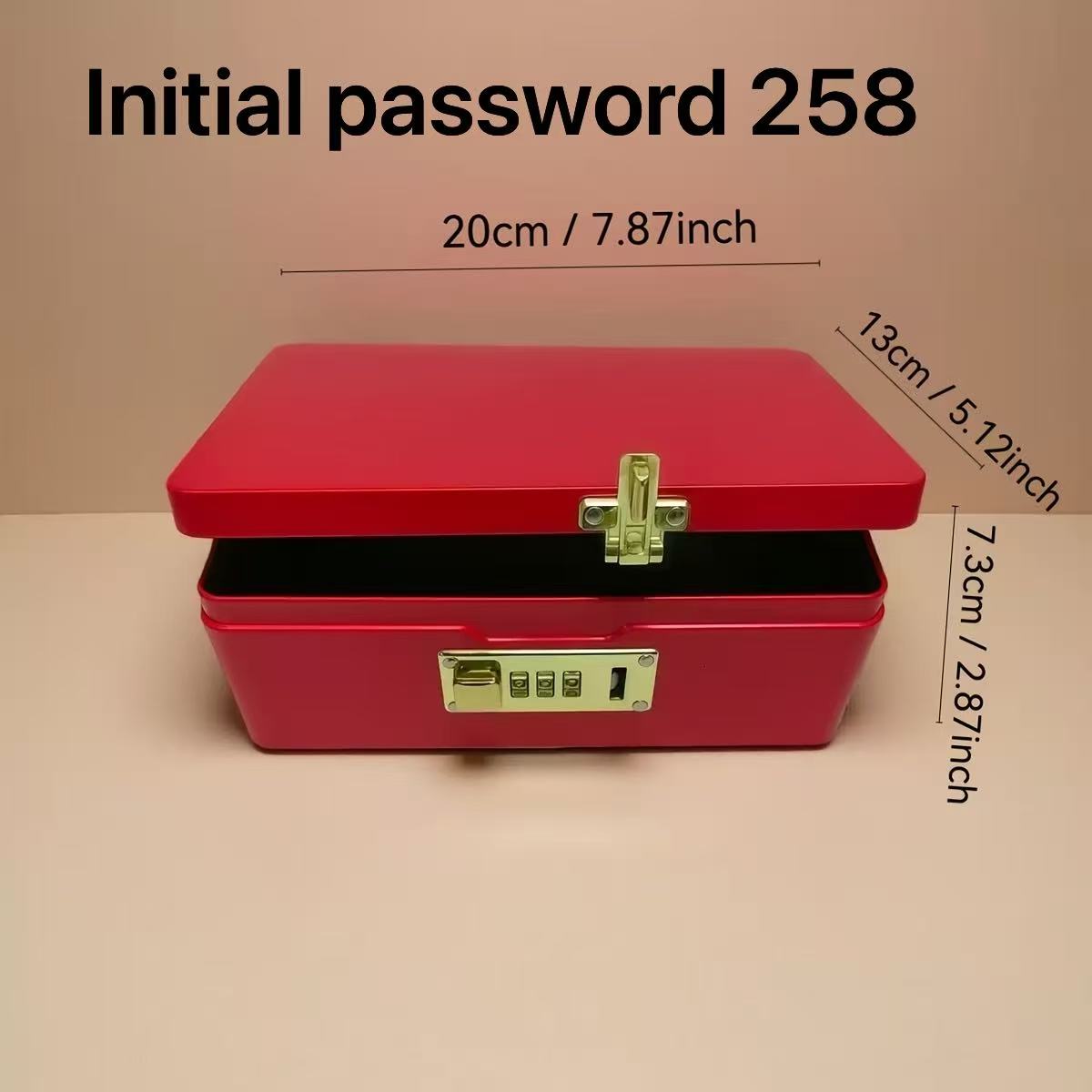 Food Storage Lock Box - Caja de hierro de almacenamiento con