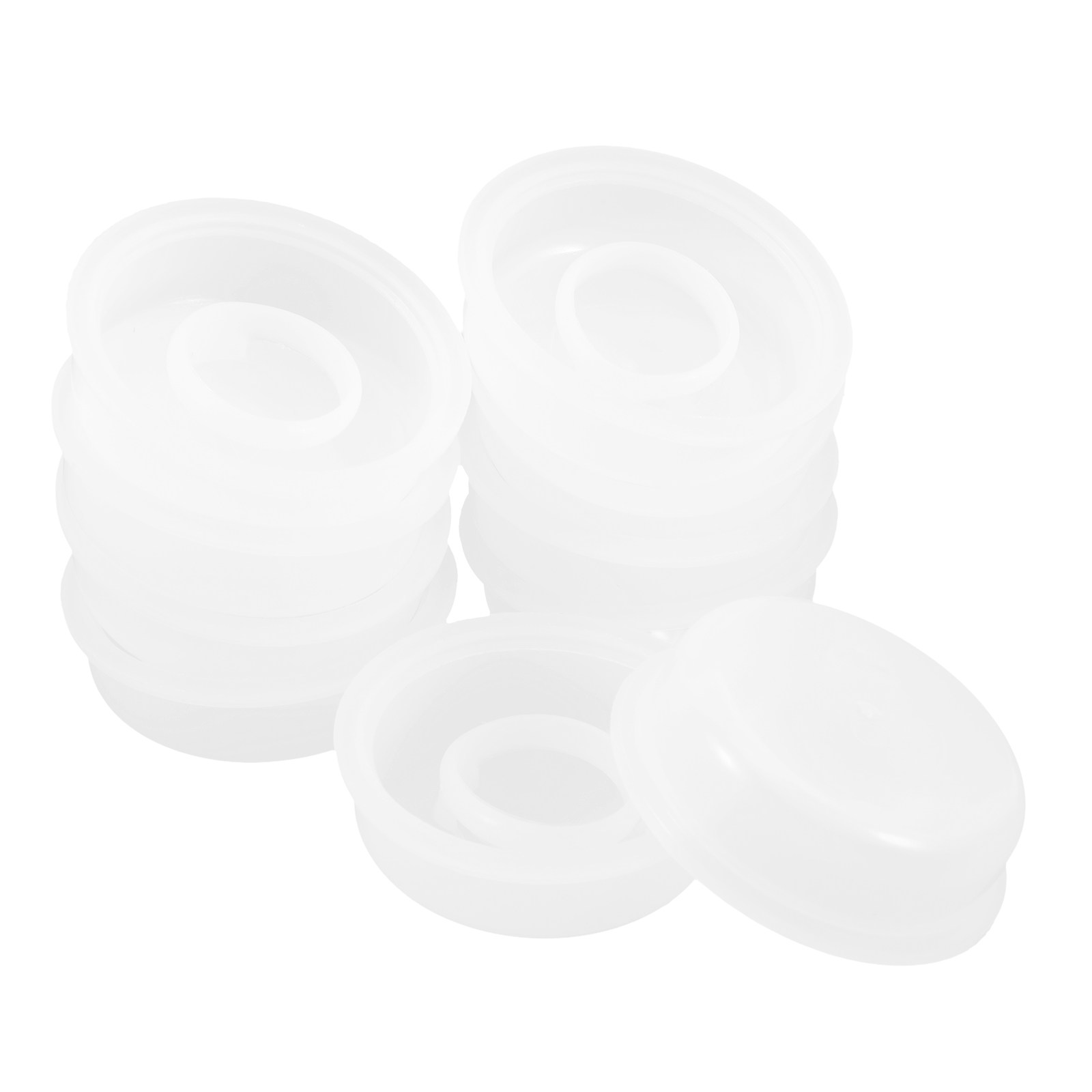 Food Storage Plastic - 10 Tapas de Plástico para Cubetas