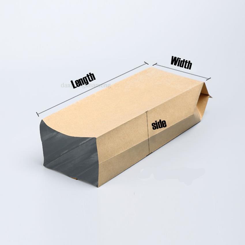 Zebra Food Storage - 100 unids/lote capacidad 12g/15g/20g/30g/50g/100g papel Kraft