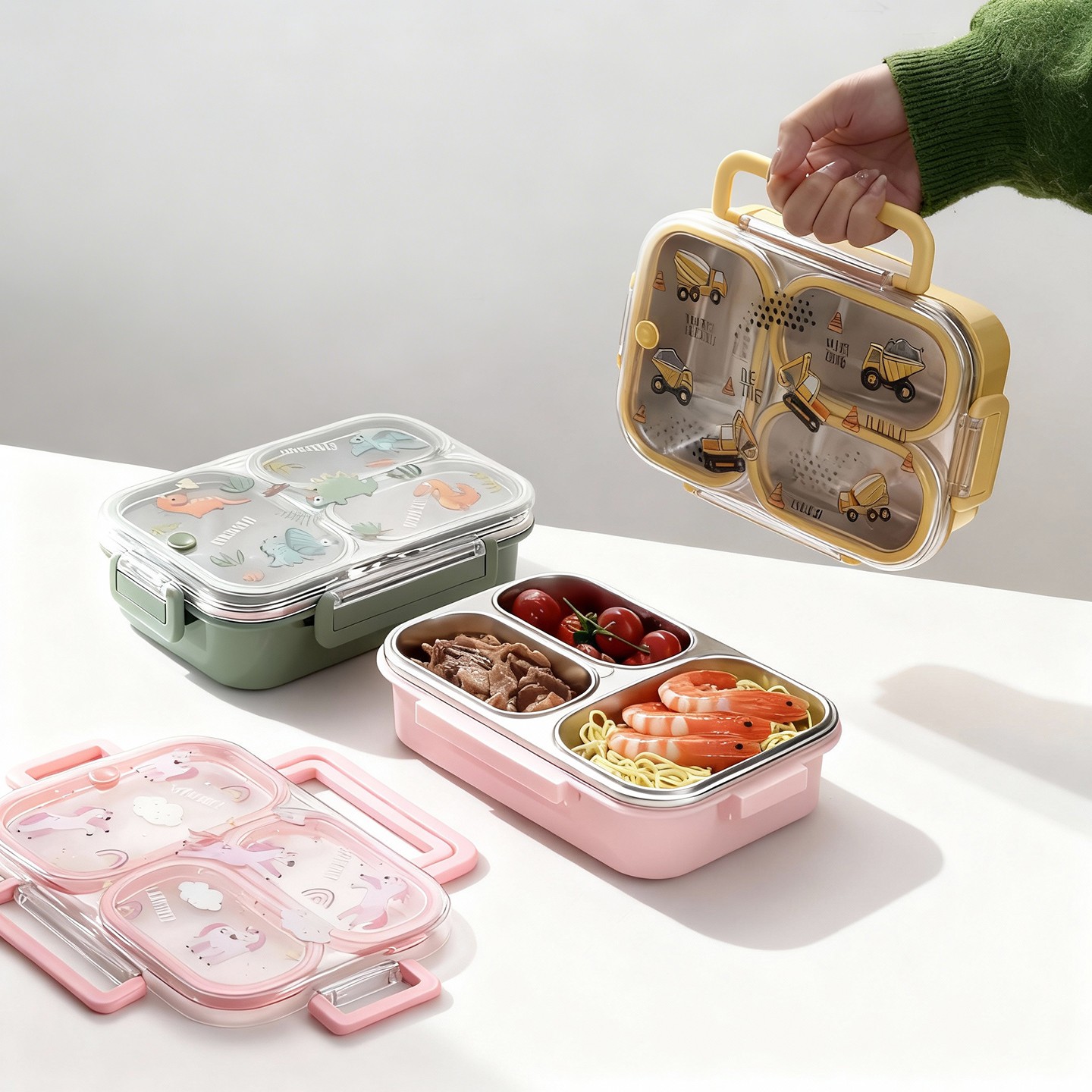 Food Storage Box Large - Lonchera Infantil de Gran Capacidad con