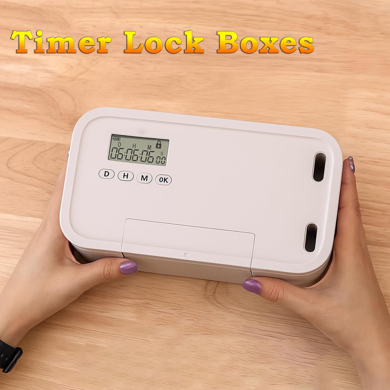Food Storage Lock Box - Caja de seguridad con temporizador y