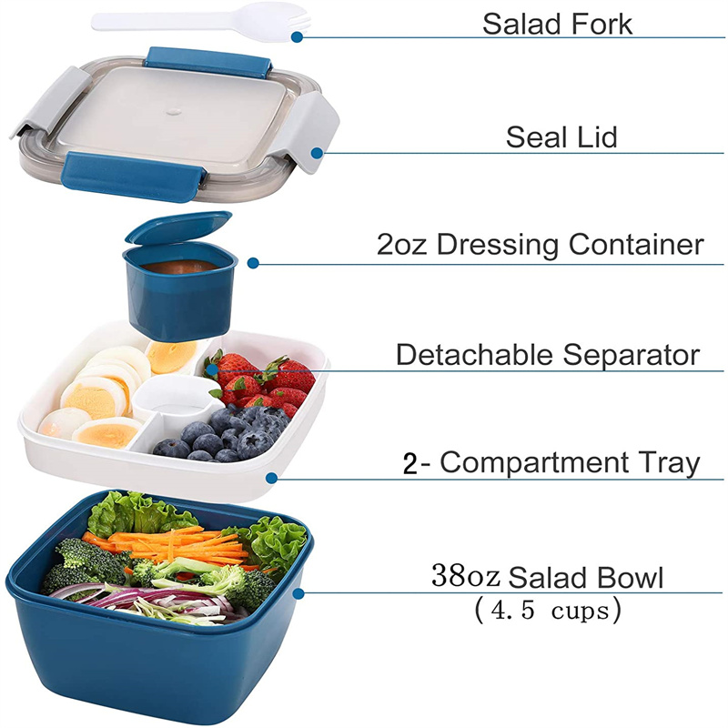 Contenedor de almuerzo para en - Food Storage Box Large reseña y precio