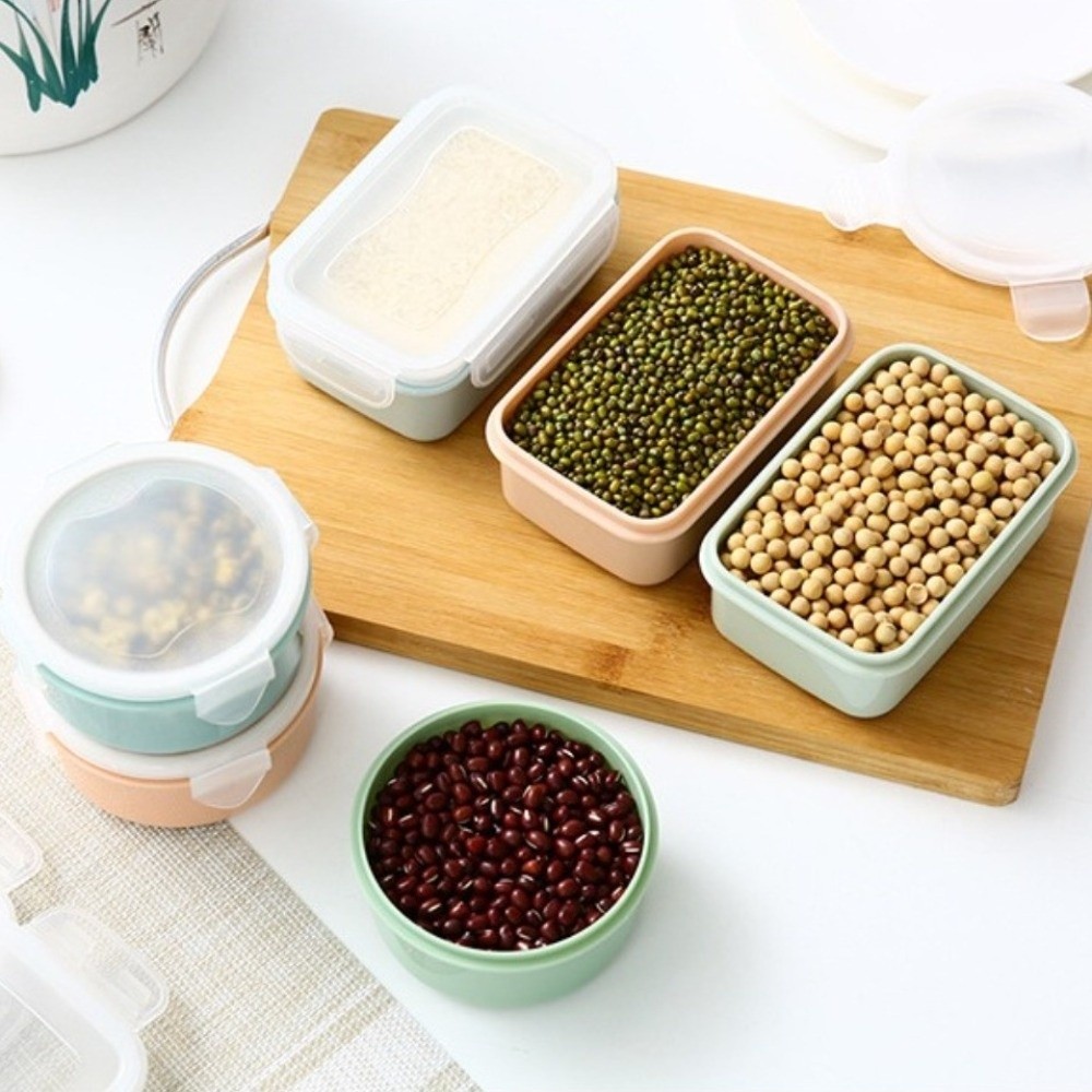 Juego de 5 Recipientes de Plás - Food Storage Lock Box reseña y precio