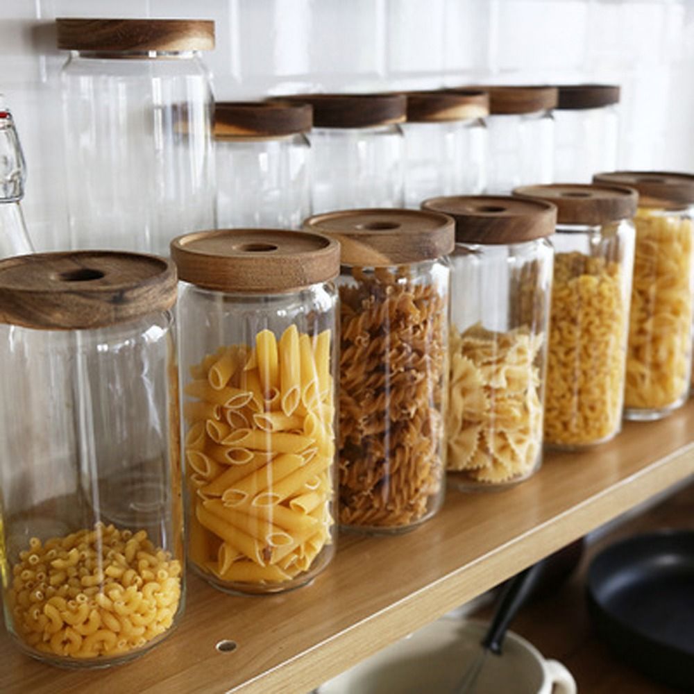 Tarro de Vidrio con Tapa de Ma - Food Storage Glass Container Set reseña y precio