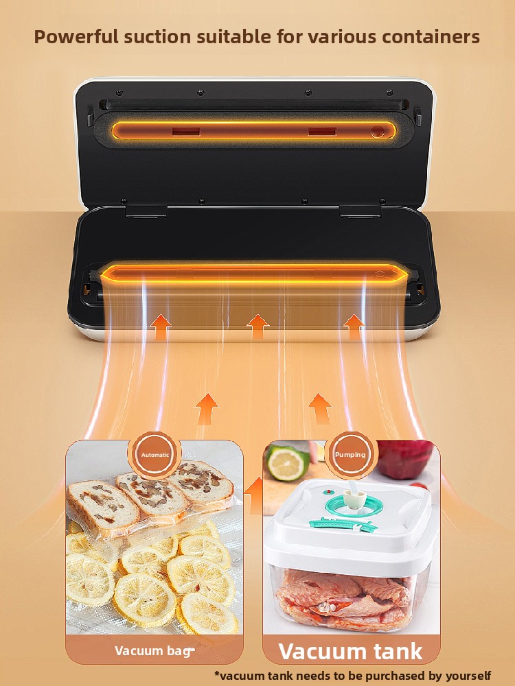 Mini Selladora al Vacío Automá - Food Storage Vacuum Sealer Machine reseña y precio