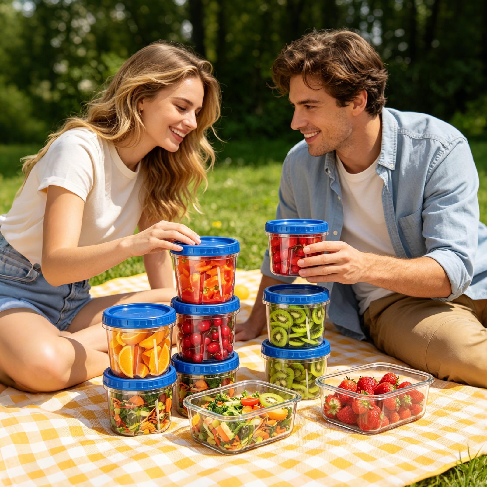 Contenedores para congelador p - Food Storage Plastic reseña y precio