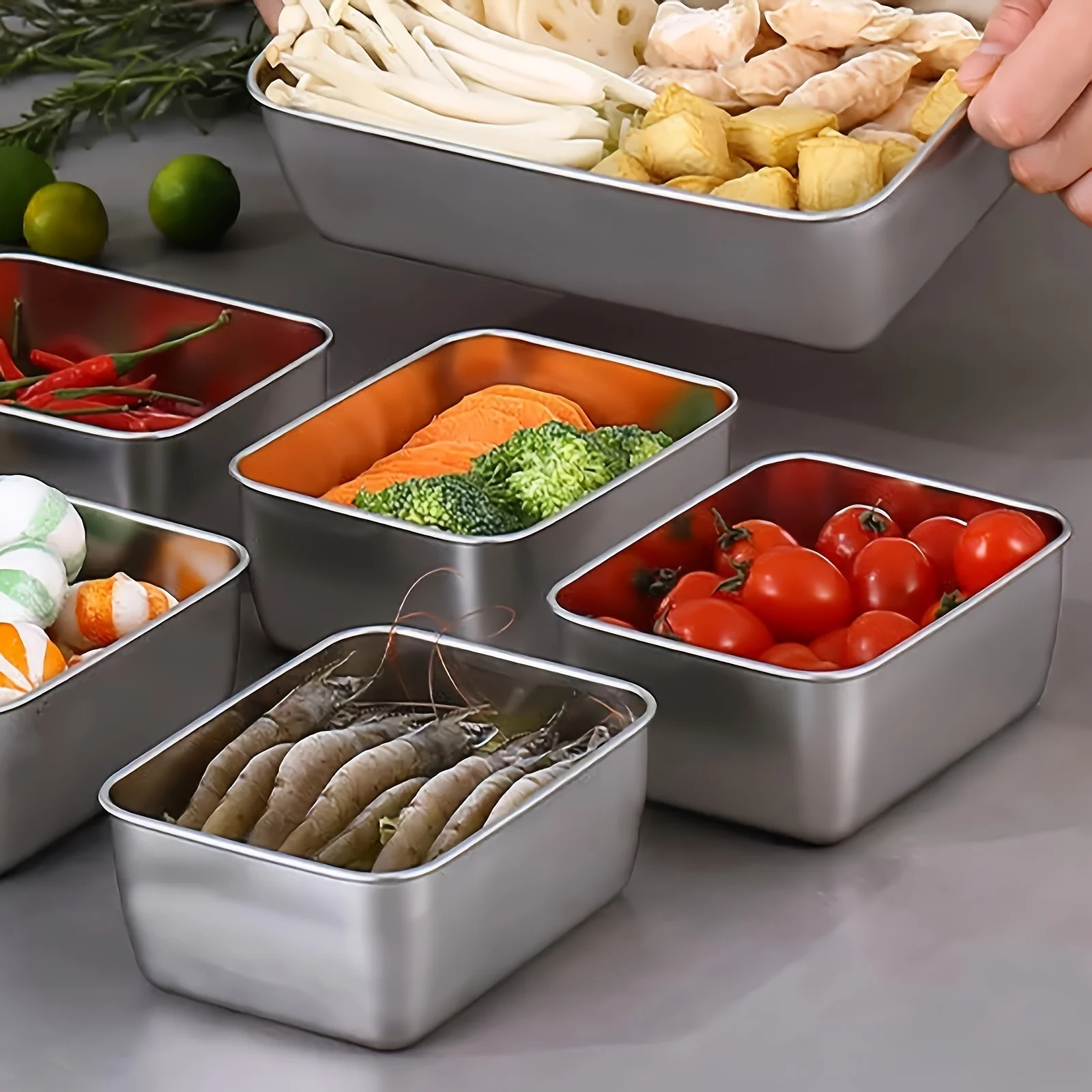 Juego de recipientes de acero  - Food Storage For Camping reseña y precio