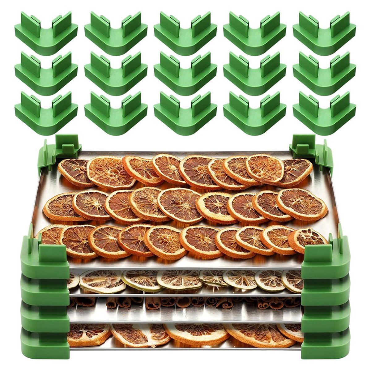 A78I Juego de 16 bandejas apil - Food Storage Freeze Dried reseña y precio