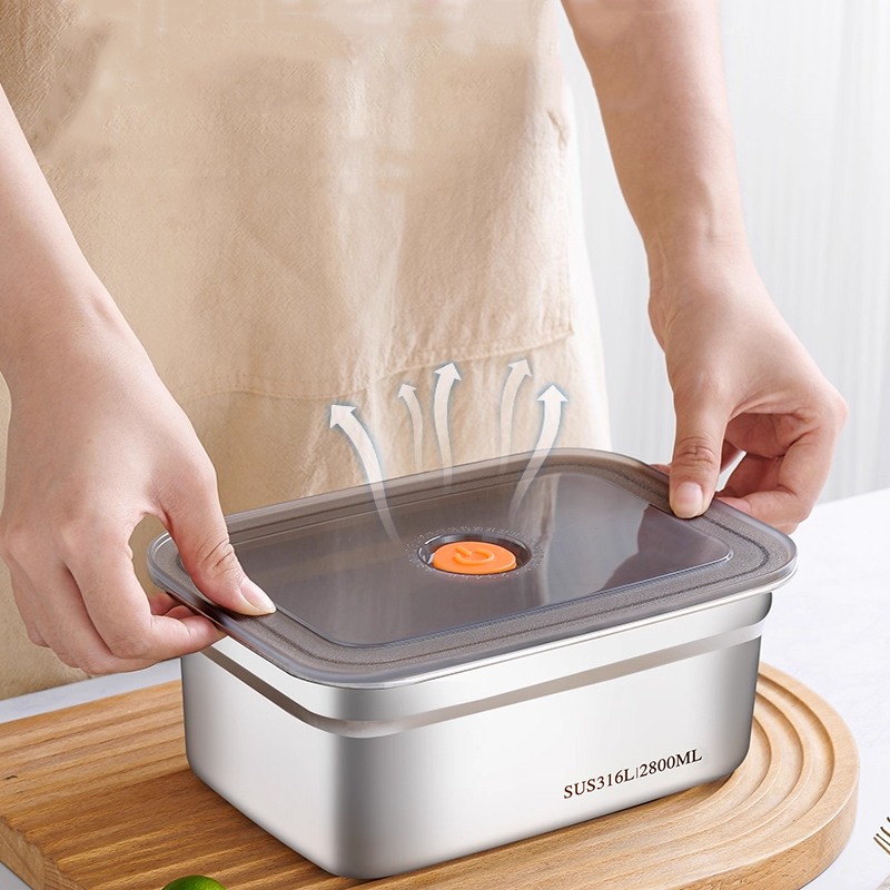 Caja de conservación de alimen - Stainless Lunch Box reseña y precio