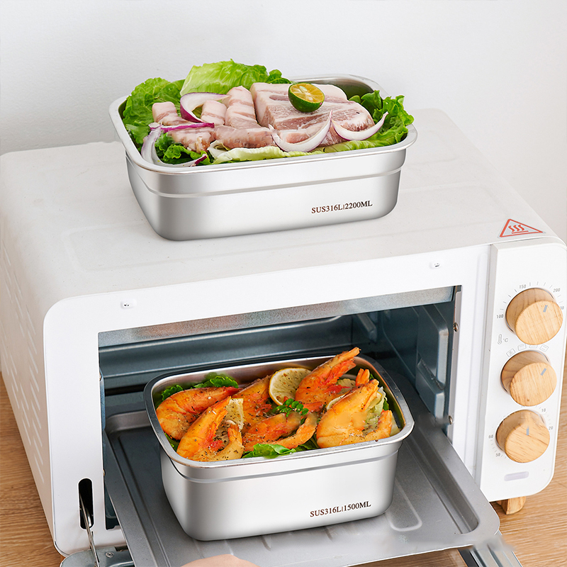Caja de conservación de alimen - Stainless Lunch Box reseña y precio