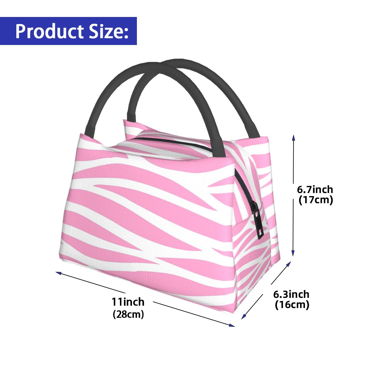 Bolsa de almuerzo con diseño d - Zebra Food Storage reseña y precio