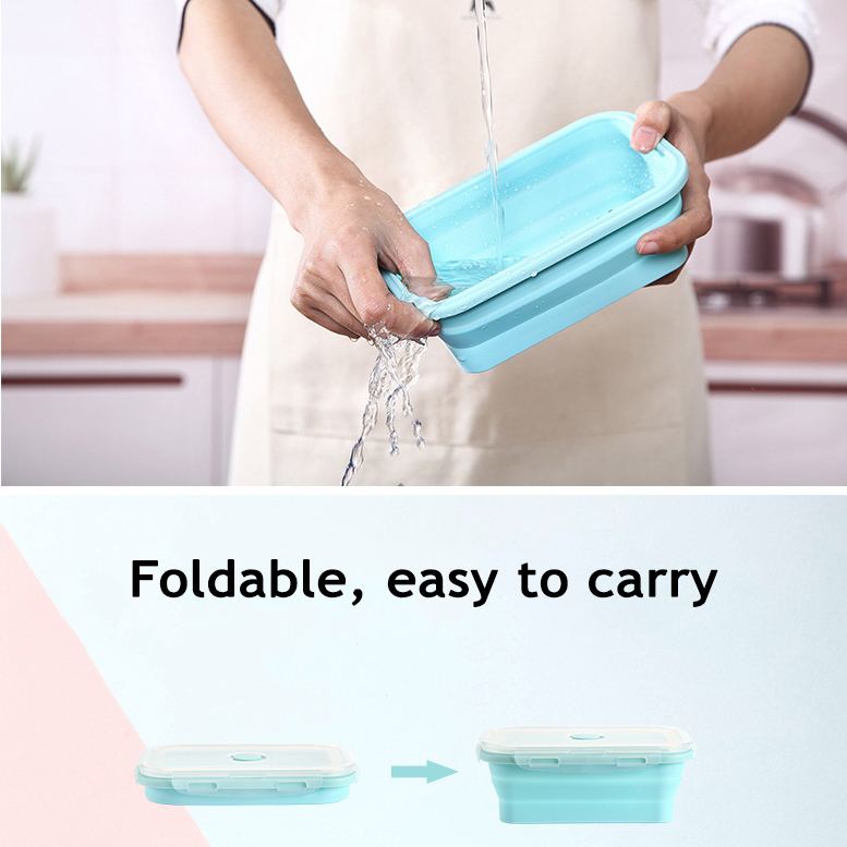 Contenedor Plegable de Silicon - Food Storage Boxes With Lids reseña y precio