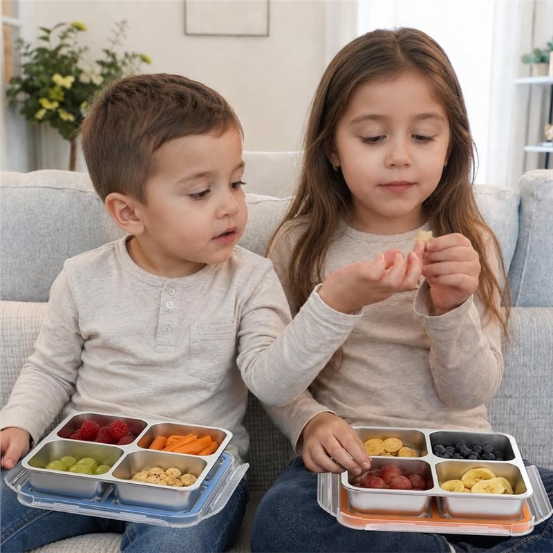 GIGI Paquete de 4 Recipientes  - Food Storage Boxes With Lids reseña y precio