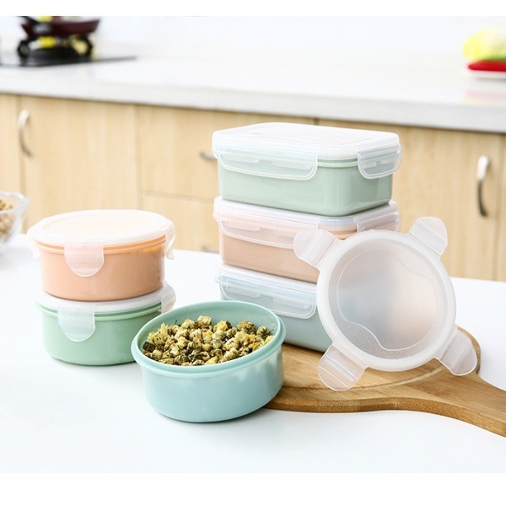 5 recipientes portátiles de pl - Food Storage Lock Box reseña y precio