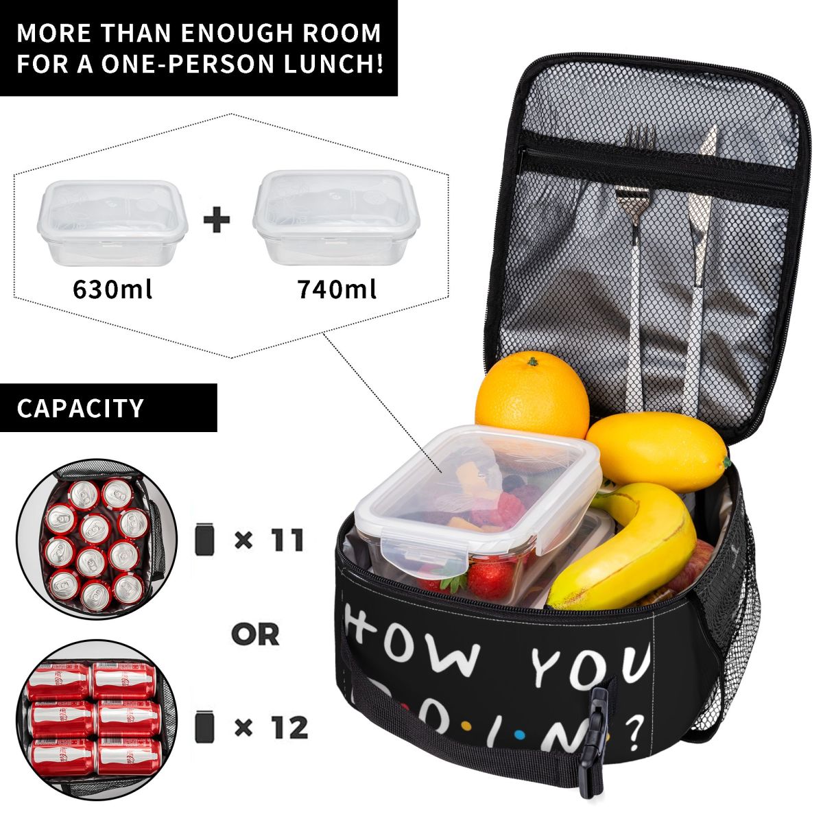 Bolsa de almuerzo con aislamie - Food Storage How To reseña y precio