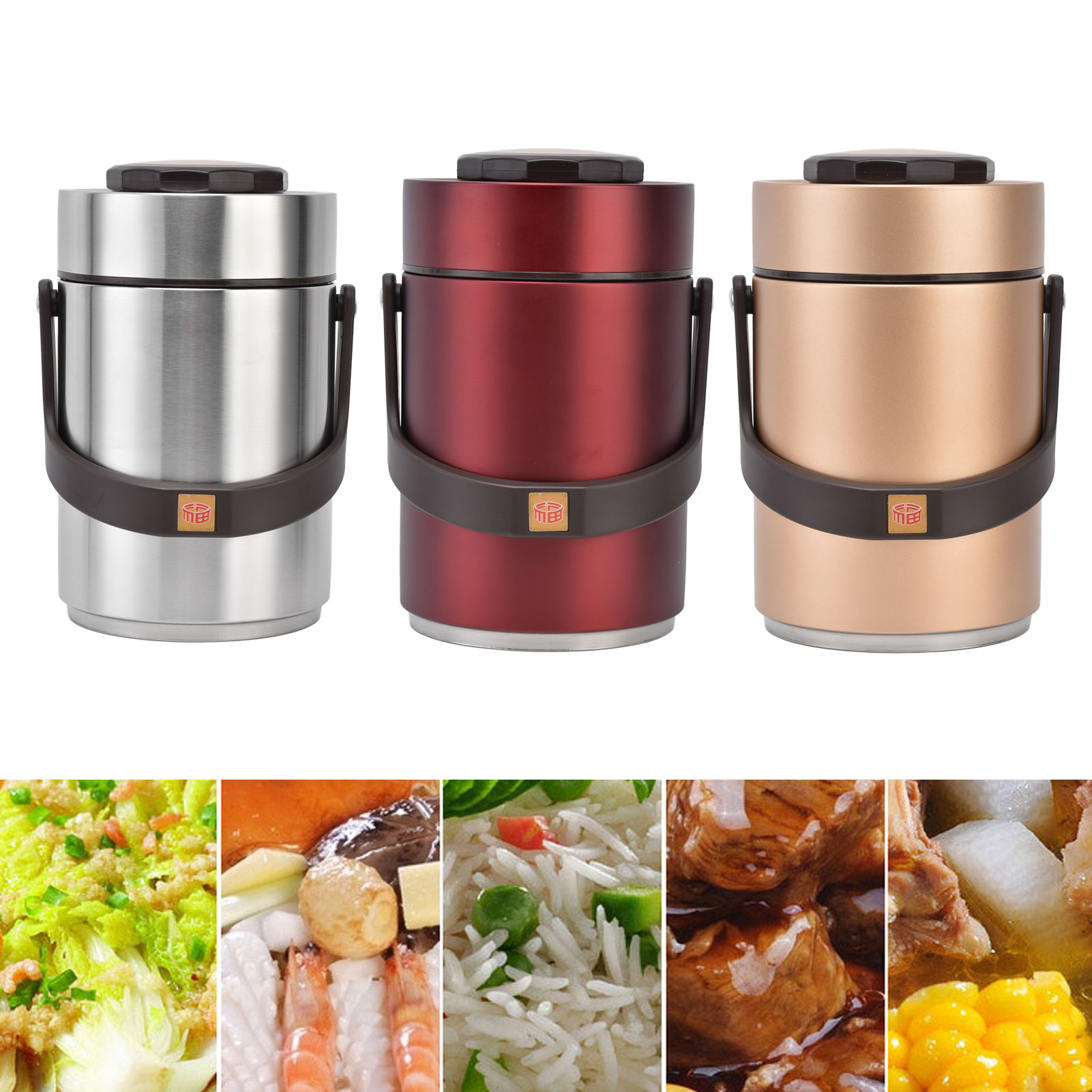 Fiambrera de aislamiento al va - Stainless Lunch Box reseña y precio