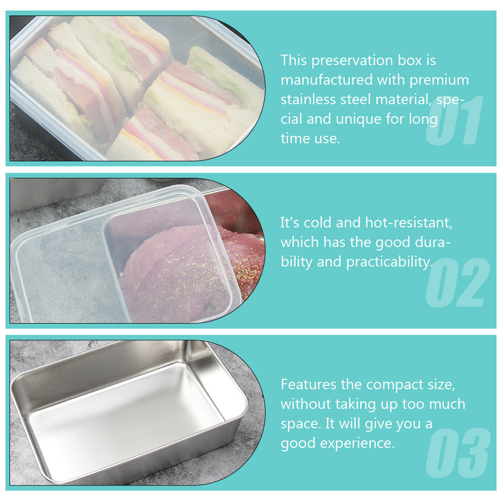 Caja de Conservación de Acero  - Stainless Lunch Box reseña y precio