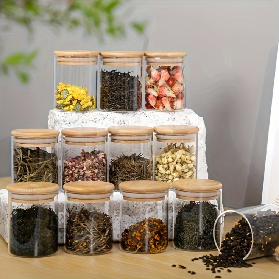 Tarro de almacenamiento de vid - Food Storage Glass Container Set reseña y precio