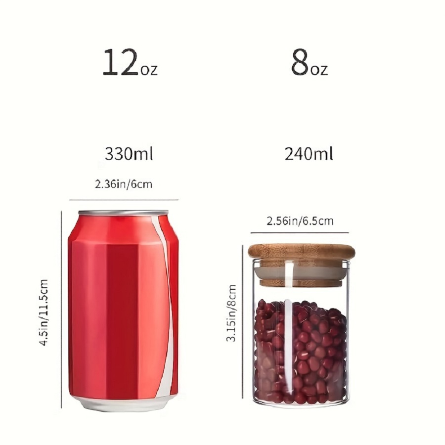 Tarro de almacenamiento de vid - Food Storage Glass Container Set reseña y precio