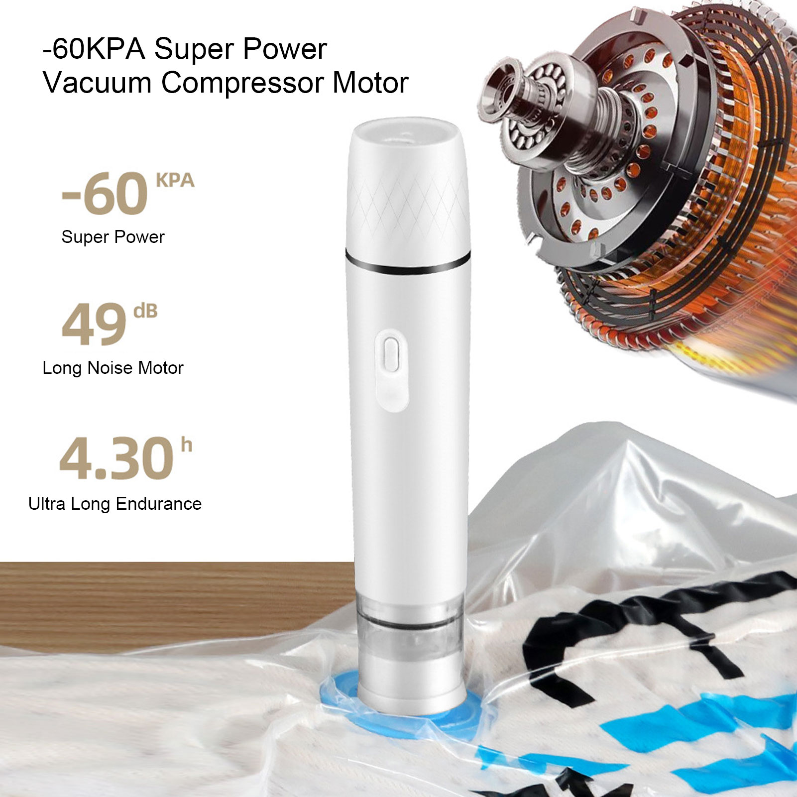 Bomba de aire eléctrica sellad - Food Storage Vacuum Sealer Machine reseña y precio
