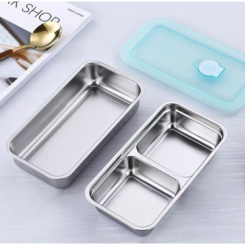 Caja portátil de acero inoxida - Stainless Lunch Box reseña y precio