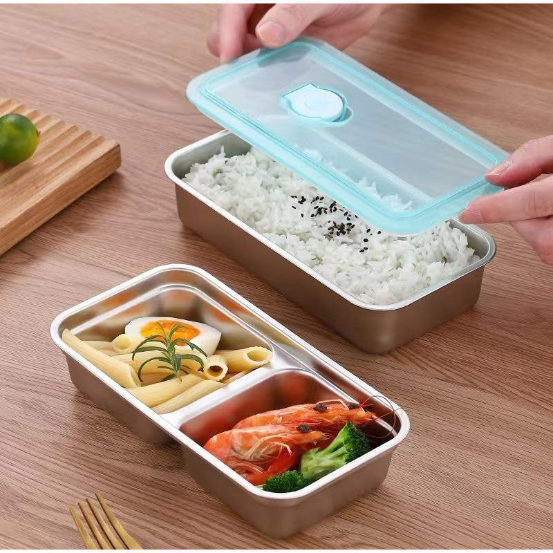 Caja portátil de acero inoxida - Stainless Lunch Box reseña y precio