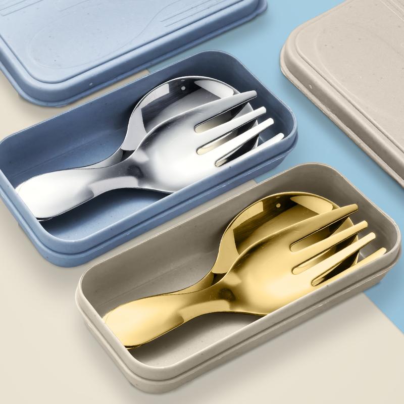 Juego de vajilla de acero inox - Stainless Lunch Box reseña y precio