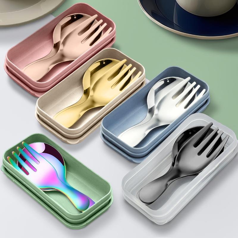 Juego de vajilla de acero inox - Stainless Lunch Box reseña y precio
