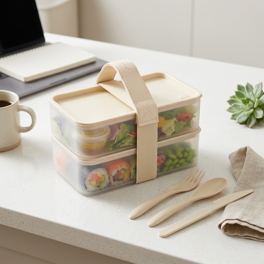 Contenedor de comida portátil  - Food Storage Box Large reseña y precio