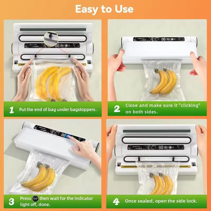 Máquina Selladora al Vacío par - Food Storage Vacuum Sealer Machine reseña y precio