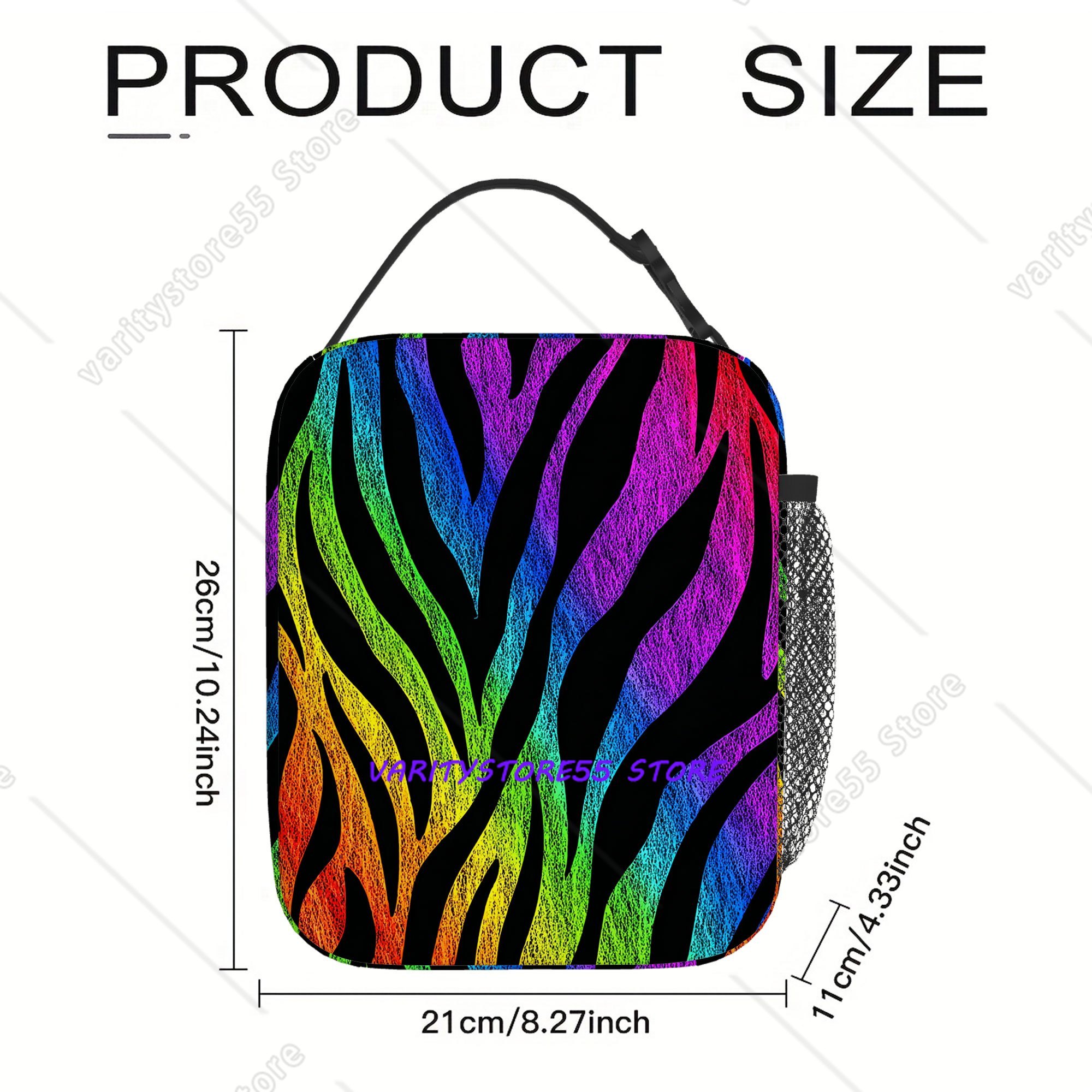 Bolsa de almuerzo con diseño d - Zebra Food Storage reseña y precio