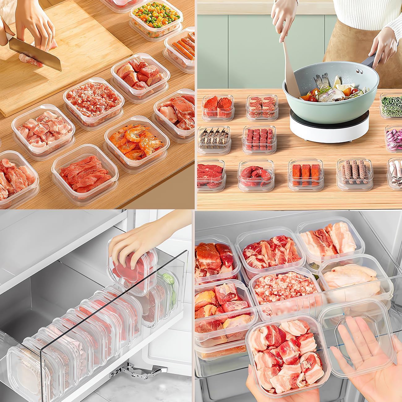 Contenedor de Alimentos de Plá - Food Storage Dividers reseña y precio