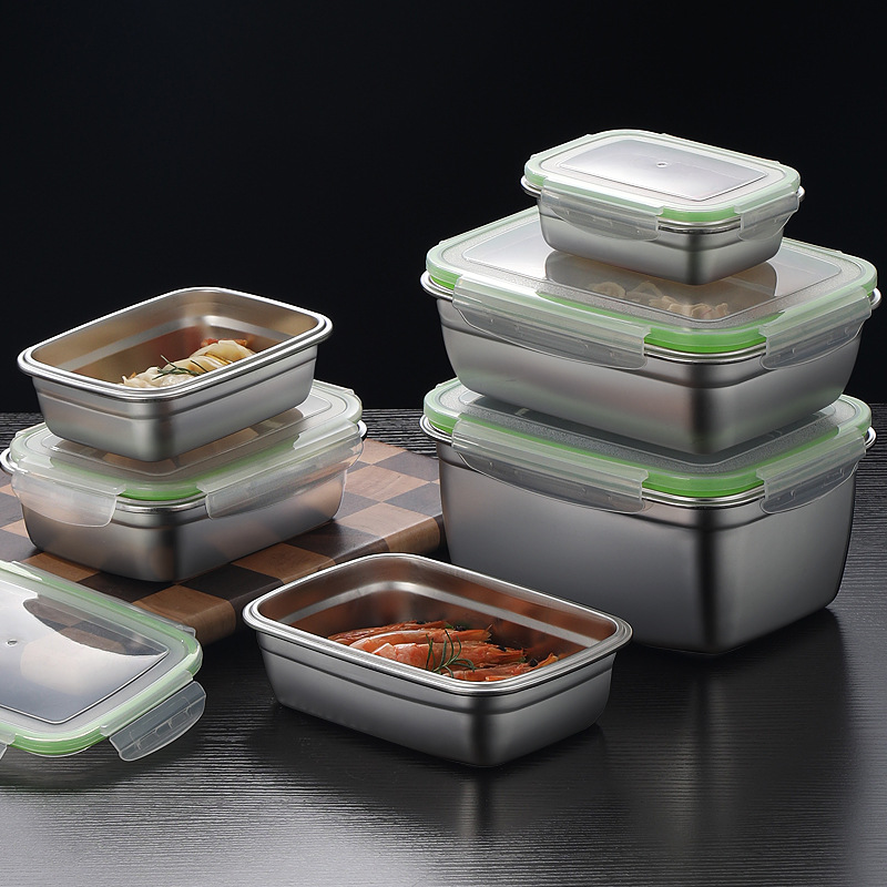 Fiambrera de acero inoxidable  - Food Storage Boxes With Lids reseña y precio