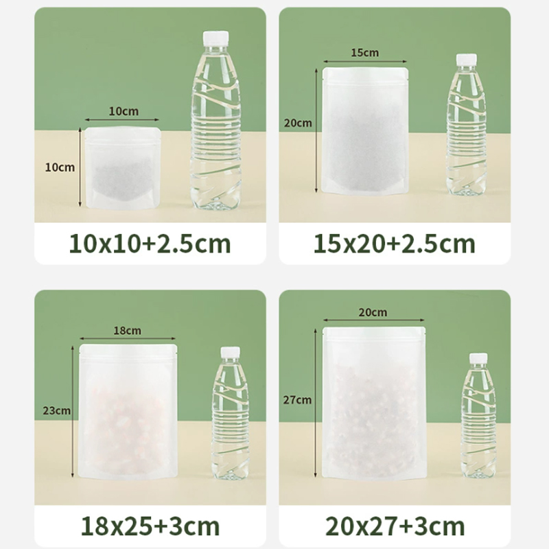 Bolsas de papel Kraft degradab - Zebra Food Storage reseña y precio