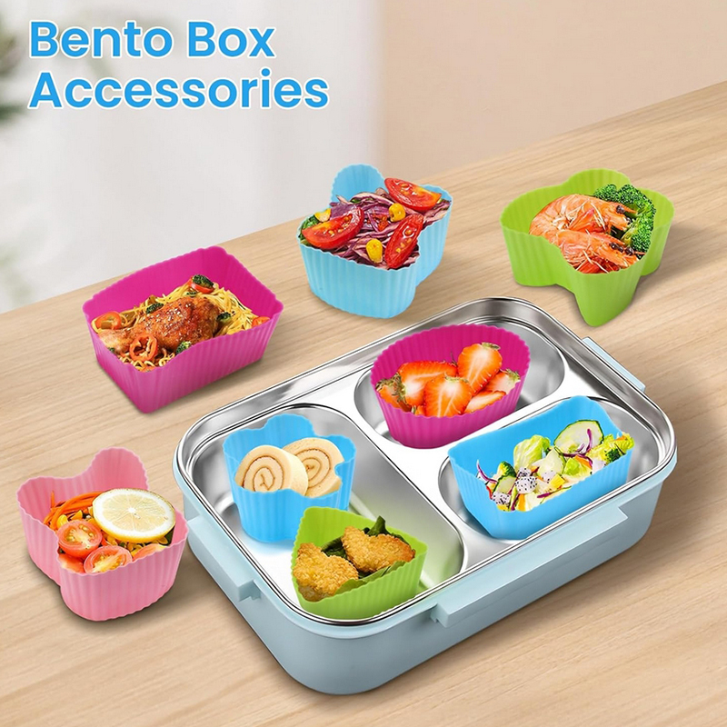 8 divisores de silicona para l - Food Storage Dividers reseña y precio